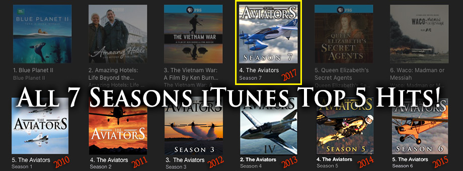 The Aviators Top iTunes Hit Show